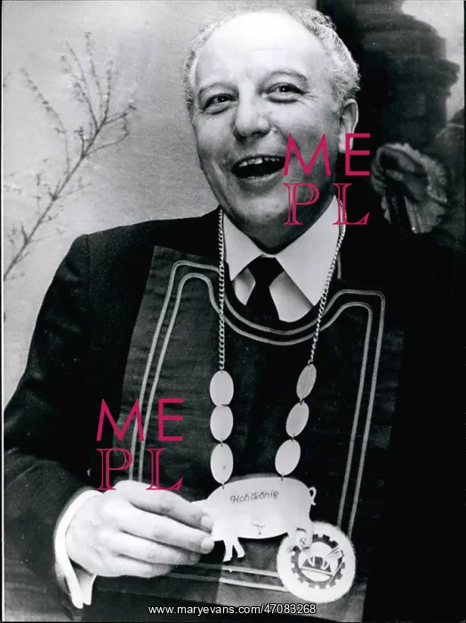 : Walter Scheel, politician and cabbage king, Germany : Walter Scheel, politician and cabbage king, Germany