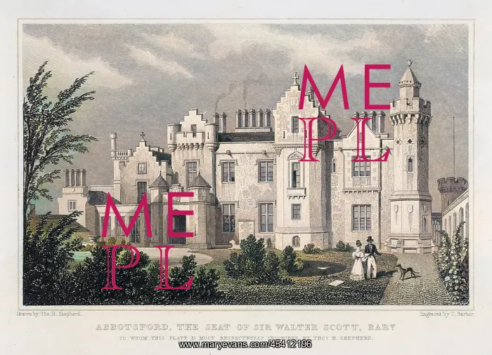 : Walter Scott's home at Abbotsford : Walter Scott's home at Abbotsford