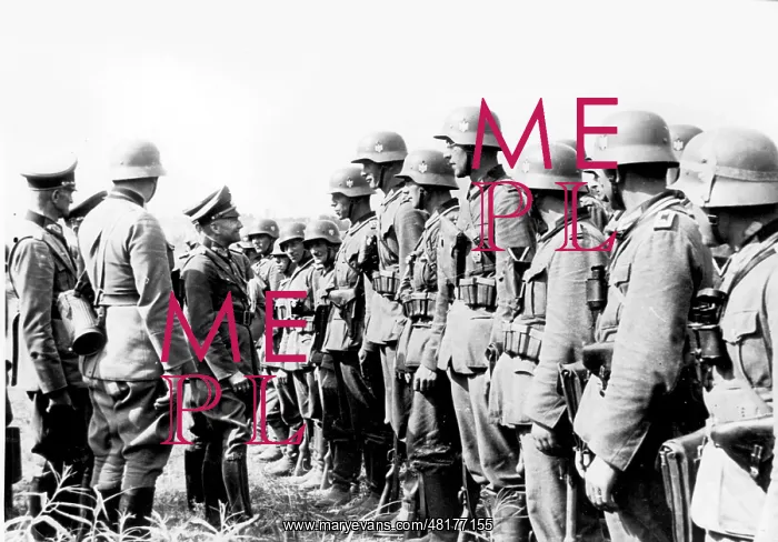 : Walther von Brauchitsch during a front visit in Poland, 1939 : Walther von Brauchitsch during a front visit in Poland, 1939