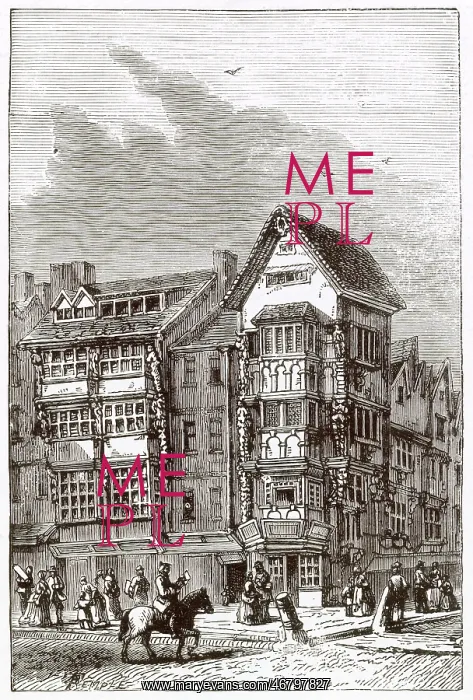 : Walton's House in Fleet Street : Walton's House in Fleet Street