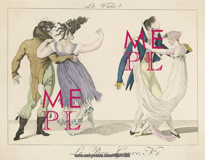  : The Waltz, - circa 1805