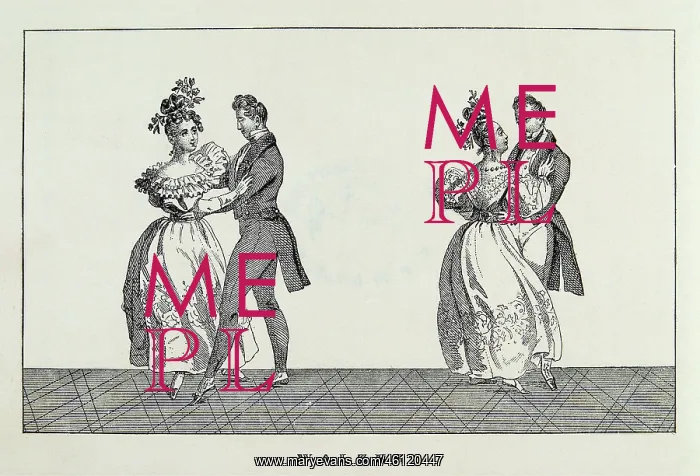 : Waltz. Two dance couples 1840 : Waltz. Two dance couples 1840