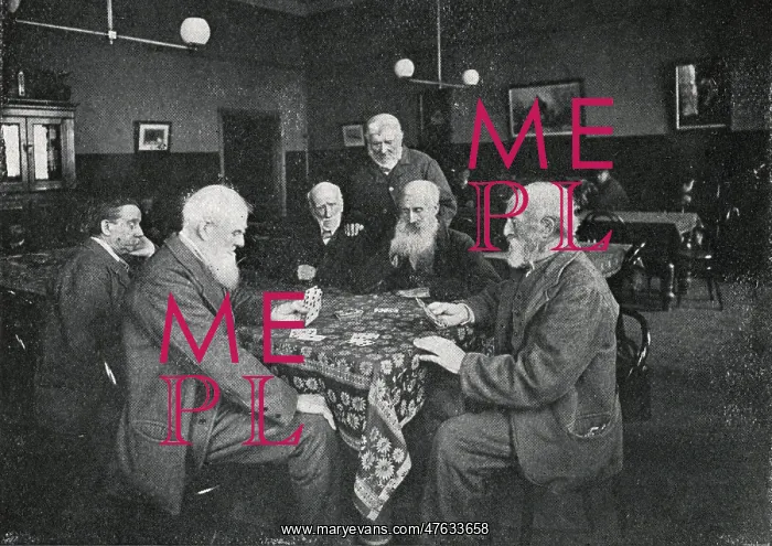 : Wandsworth Workhouse, Tooting - Playing Nap : Wandsworth Workhouse, Tooting - Playing Nap