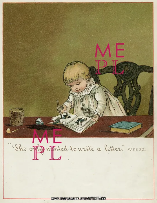  : She only wants to write a letter!