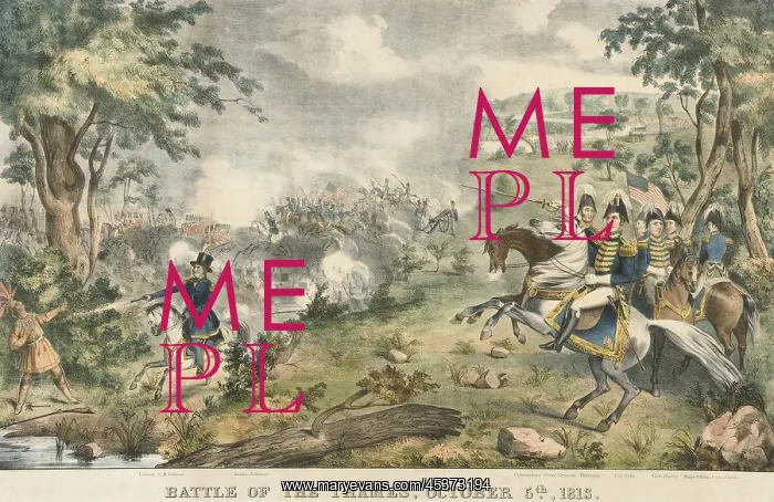 : War of 1812. Battle of the Thames, aka Battle : War of 1812. Battle of the Thames, aka Battle