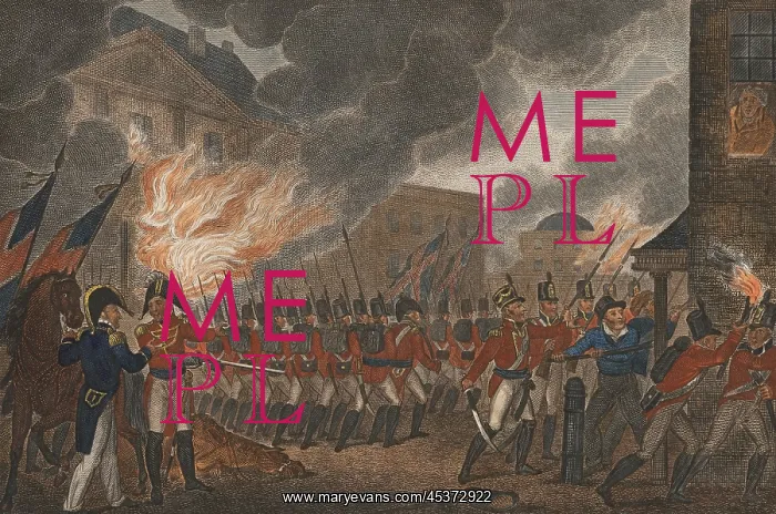 : War of 1812. The Burning of Washington, DC : War of 1812. The Burning of Washington, DC