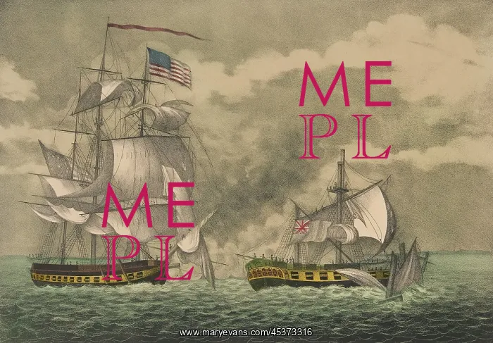 : War 1812. Capture of Sloop of War, HMS Java : War 1812. Capture of Sloop of War, HMS Java
