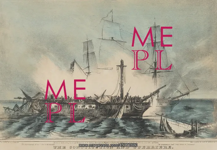 : War 1812. USS Constitutions naval battle with : War 1812. USS Constitutions naval battle with