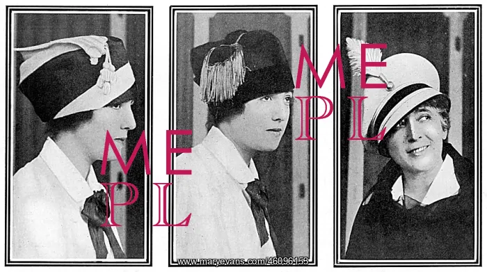 : How the War Affects Hat Fashion, WW1 : How the War Affects Hat Fashion, WW1