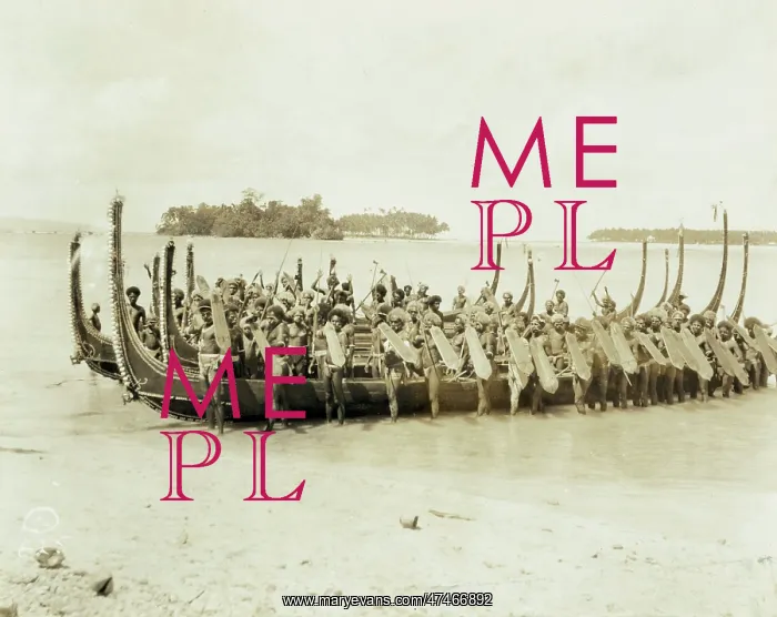 : War canoe, Vella Lavella : War canoe, Vella Lavella