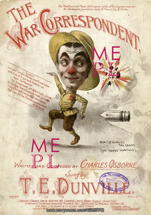 : The War Correspondent, by Charles Osborne : The War Correspondent, by Charles Osborne