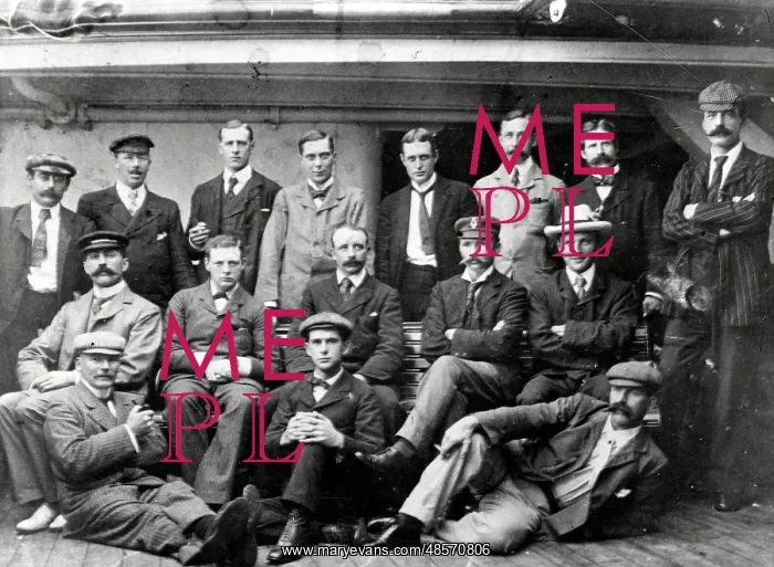 : War correspondents returning by ship from the Boer War : War correspondents returning by ship from the Boer War