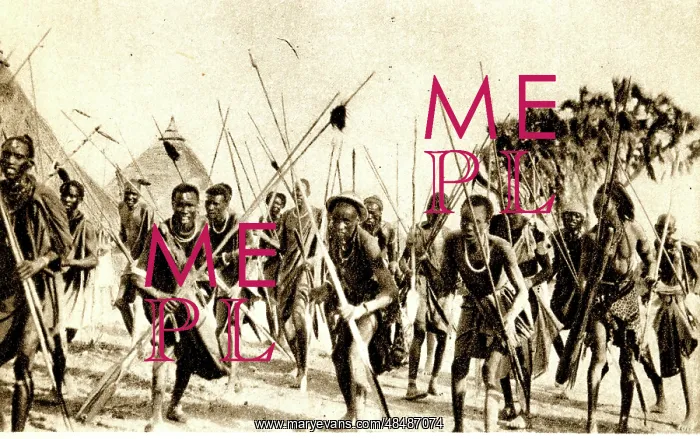  : War Dance of Shulluk Warriors, Sudan