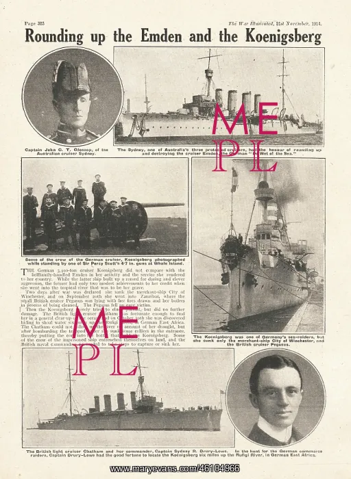 : The War Illustrated Sinking of German Battleship SMS Emden : The War Illustrated Sinking of German Battleship SMS Emden