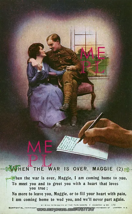 : When the War is Over, Maggie (2) WW1 : When the War is Over, Maggie (2) WW1