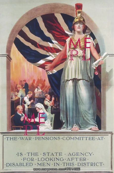 : WAR PENSIONS POSTER : WAR PENSIONS POSTER