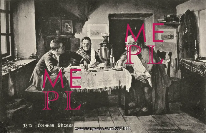 : War talk in a Russian home : War talk in a Russian home