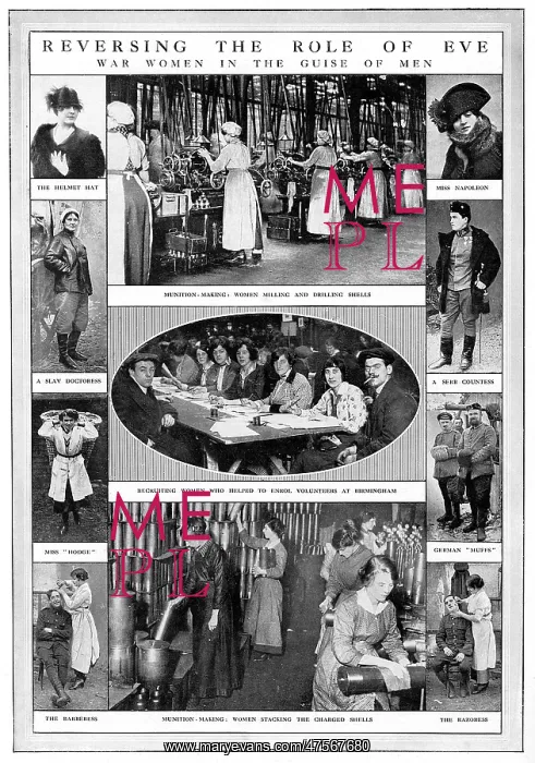 : War Women in the guise of men, WW1 : War Women in the guise of men, WW1