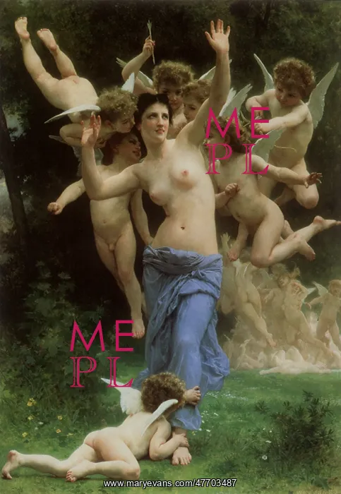 : Ward Off Love's Arrows, by Bouguereau : Ward Off Love's Arrows, by Bouguereau