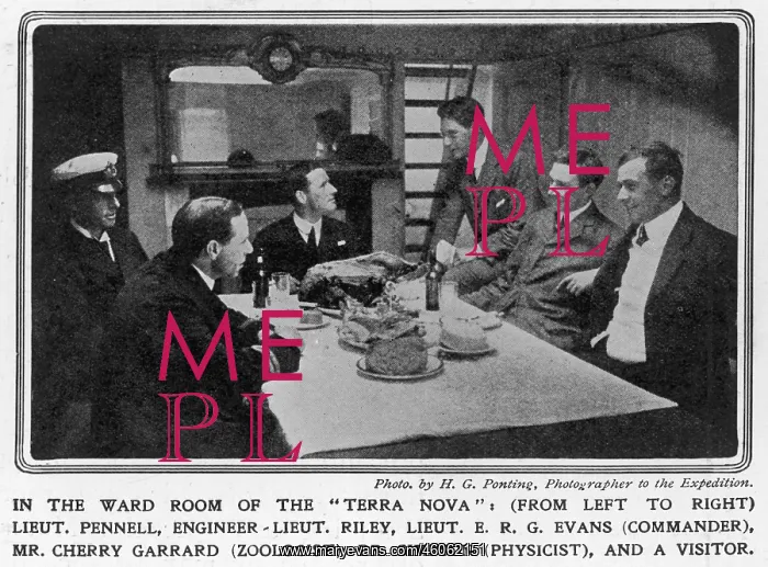 : In the ward room of the Terra Nova : In the ward room of the Terra Nova