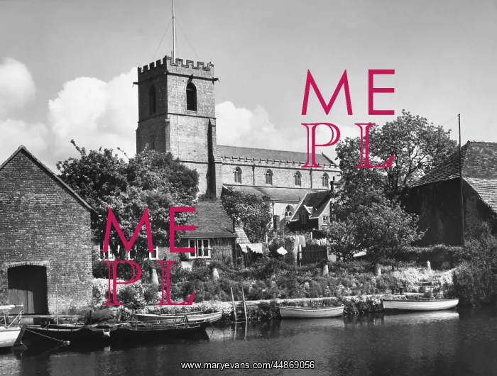 : WAREHAM CHURCH 1950S : WAREHAM CHURCH 1950S