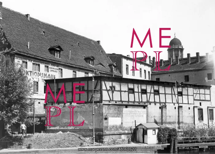 : Warehouse Am Krogel in Berlin, 1934 : Warehouse Am Krogel in Berlin, 1934