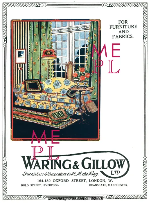 : Waring and Gillow Advertisement : Waring and Gillow Advertisement