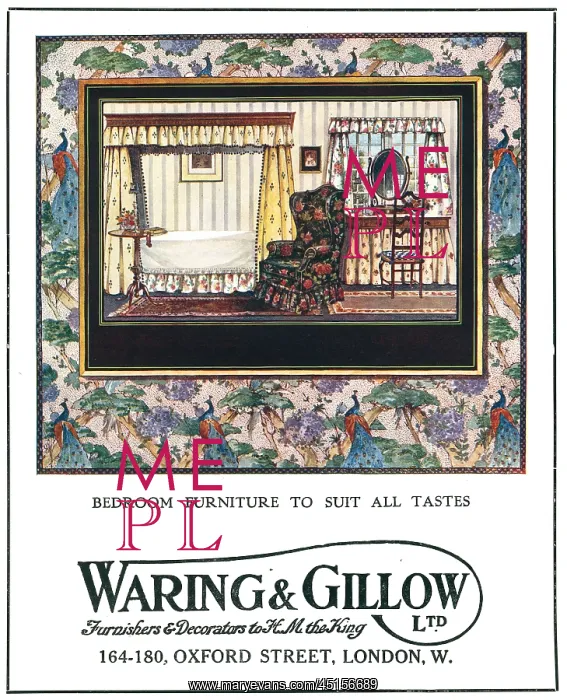 : Waring and Gillow Advertisement : Waring and Gillow Advertisement