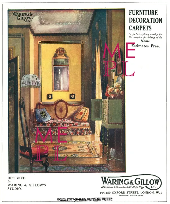 : Waring and Gillow Advertisement : Waring and Gillow Advertisement