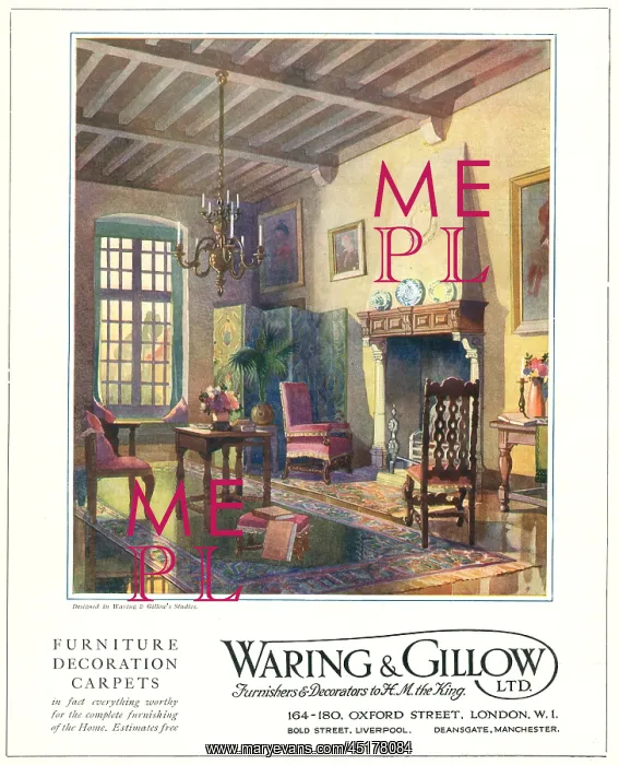  : Waring and Gillow Advertisement