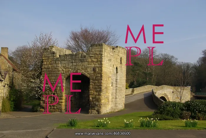  : Warkworth Bridge and Tower, Northumberland
