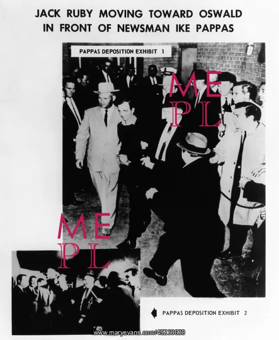 : Warren Commission Exhibit. Jack Ruby moving ? : Warren Commission Exhibit. Jack Ruby moving ?