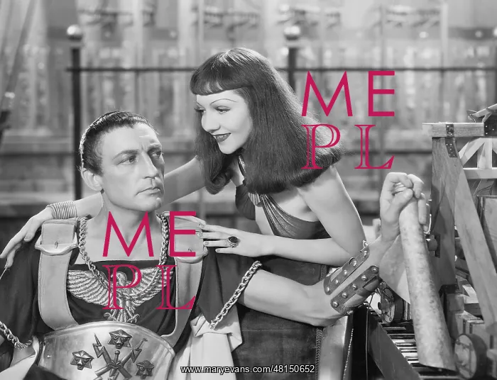 : Warren William and Claudette Colbert in Cleopatra, 1934 : Warren William and Claudette Colbert in Cleopatra, 1934