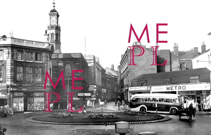  : Warrington, the Circus and Sankey Street c1955