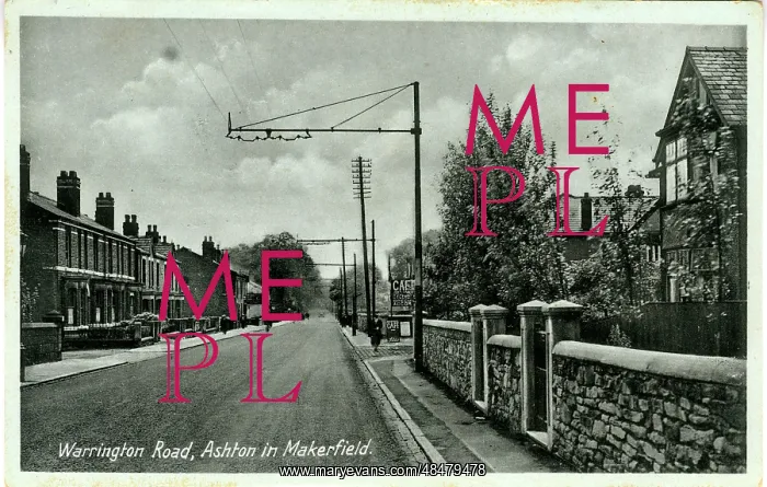 : Warrington Road, Ashton in Makerfield, Lancashire : Warrington Road, Ashton in Makerfield, Lancashire