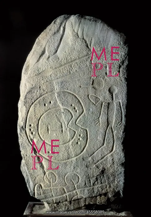 : Warrior stele from Solana de Cabanas. 8th-6th : Warrior stele from Solana de Cabanas. 8th-6th