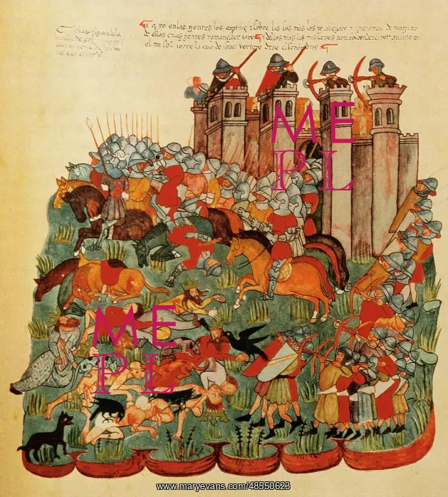 : Warriors defending from enemy attack. Bible of the House of : Warriors defending from enemy attack. Bible of the House of