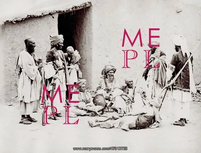 : Warriors, tribesmen with guns, north west frontier, India : Warriors, tribesmen with guns, north west frontier, India