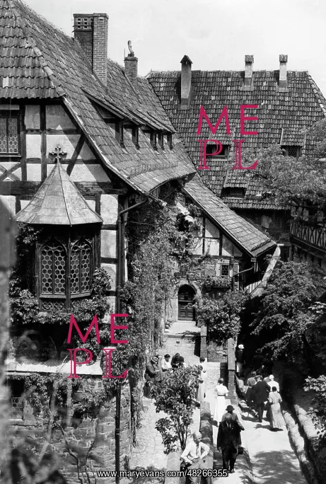 : Wartburg above Eisenach, 1936 : Wartburg above Eisenach, 1936