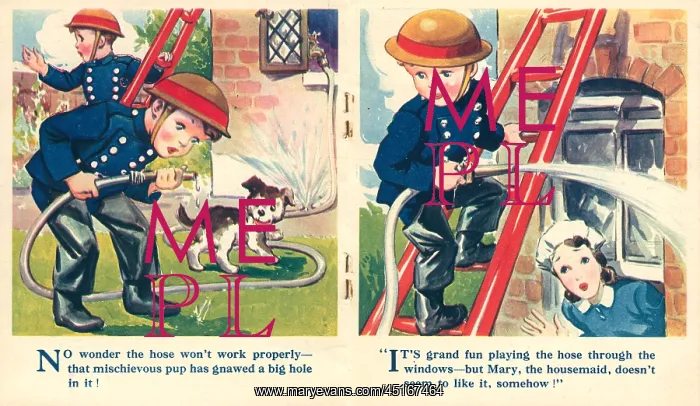 : Wartime Children Firemen : Wartime Children Firemen