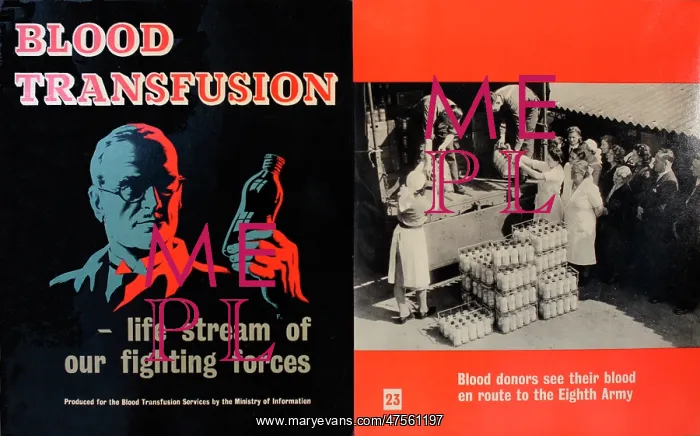 : Wartime leaflet, blood transfusion service : Wartime leaflet, blood transfusion service