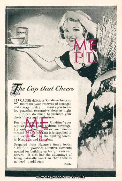  : Wartime Ovaltine Advertisement