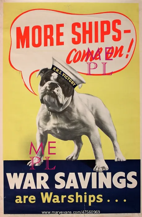 : Wartime poster, More Ships : Wartime poster, More Ships