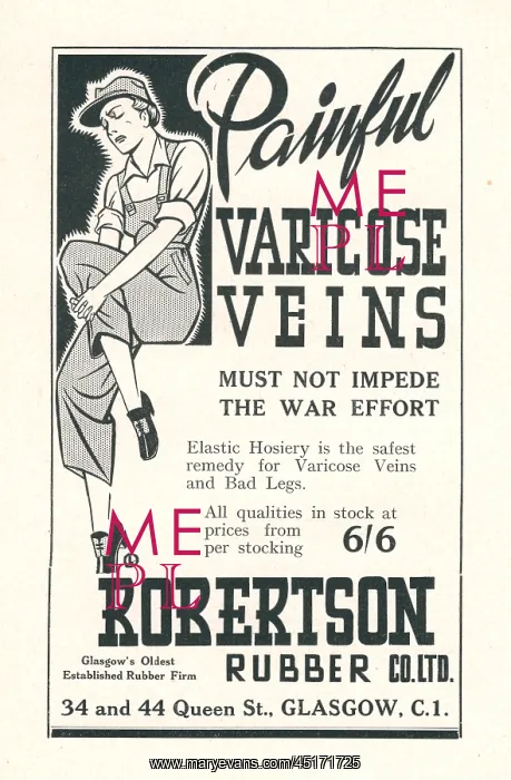 : Wartime Robertson Rubber Advertisement : Wartime Robertson Rubber Advertisement
