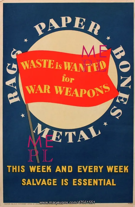 : Wartime salvage poster : Wartime salvage poster