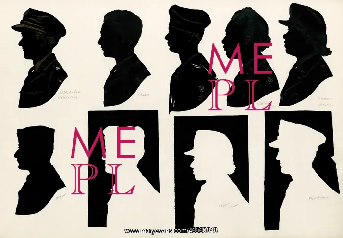 : Six wartime silhouettes : Six wartime silhouettes