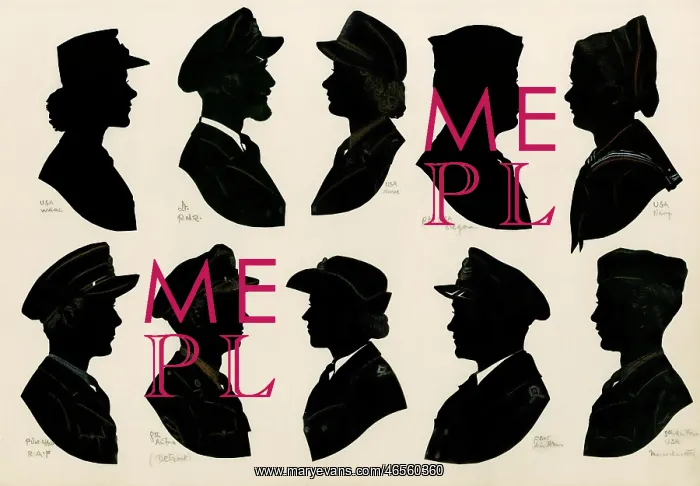 : Ten wartime silhouettes : Ten wartime silhouettes