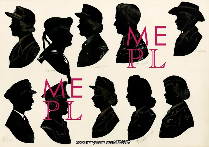 : Ten wartime silhouettes : Ten wartime silhouettes