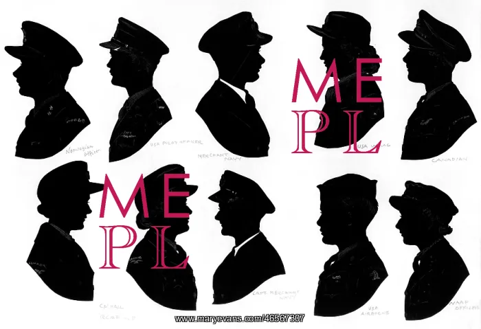 : Ten wartime silhouettes : Ten wartime silhouettes