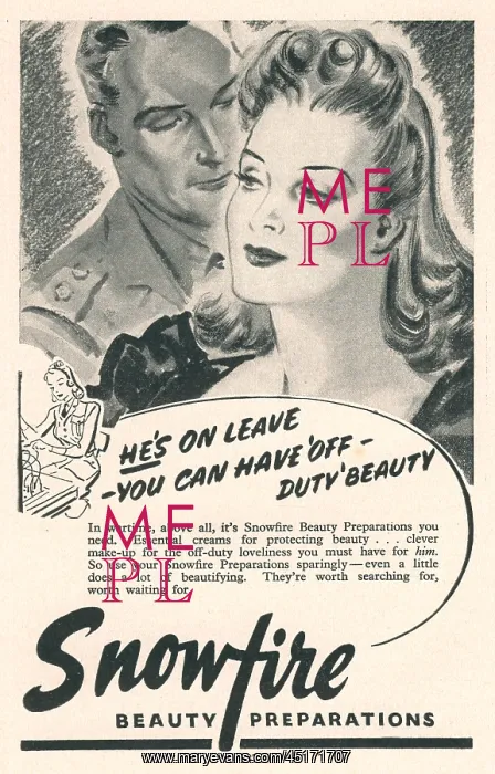 : Wartime Snowfire Advertisement : Wartime Snowfire Advertisement